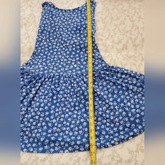 South Beach Vintage 80's Cotton Blend Dress M - Picture 5 of 8